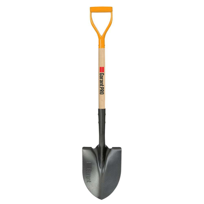 Garant GRA-GHR2FD Round Point Shovel Wood Handle D-Grip