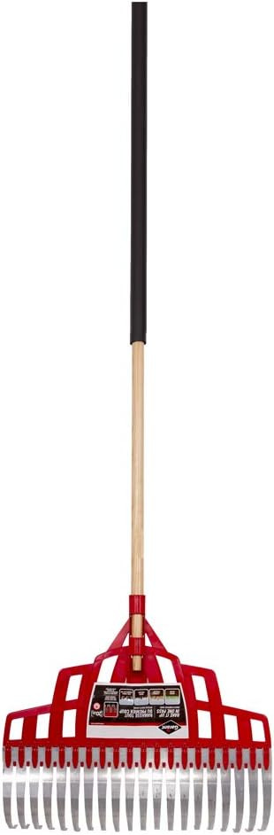 Garant GRA-GLR20SPC Multipurpose Rake With Wood Handle And Comfort Grip