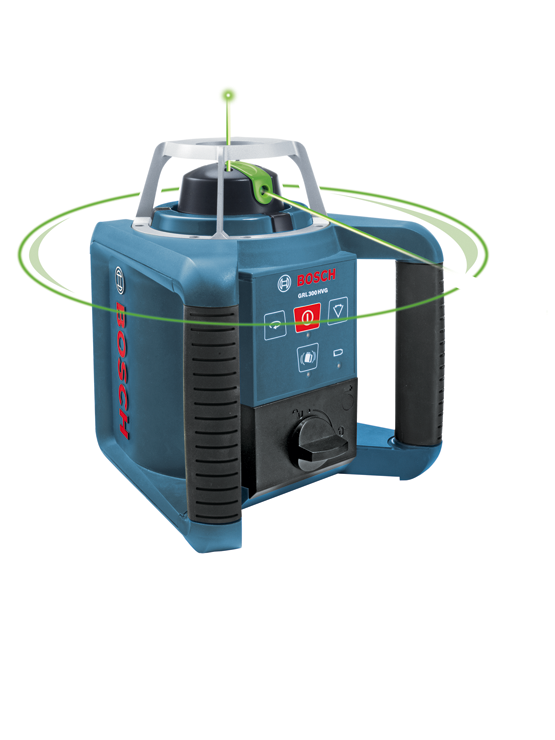Bosch BOS-GRL300HVG Professional Beam Rotary Laser Green