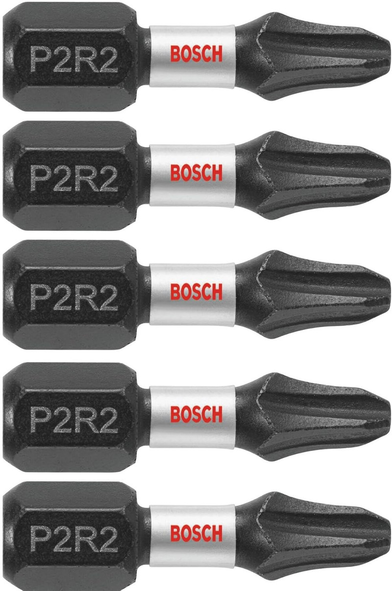 Bosch BOS-ITP2R2105 1in Impact Tough Insert Bits 5 Pack