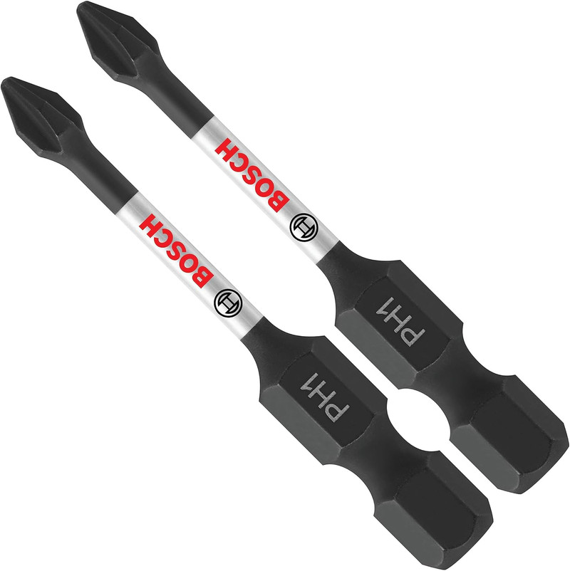 Bosch BOS-ITPH1202 2in Impact Tough Phillips 1 Power Bits 2 Pieces