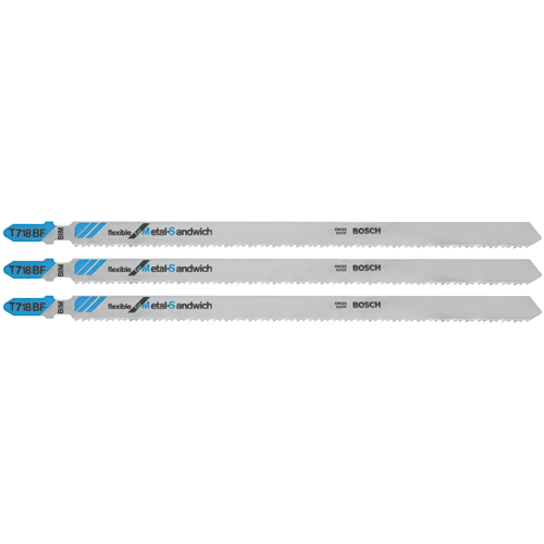 Bosch BOS-T718BF3 7in T-Shank Jig Saw Pro Blades for Metal 3-Pack