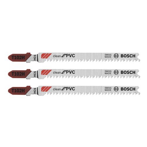 Bosch BOS-T102H T-Shank Jig Saw Blades Pro For Plastic 3 Pack
