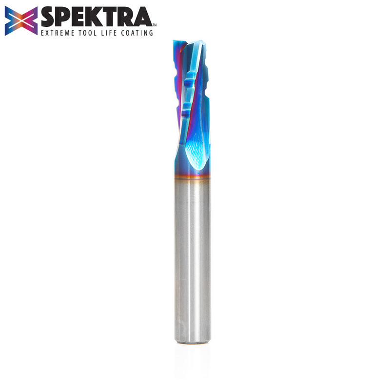 Amana AMA-46151-K Spektra CNC 3/8in Dia Solid Carbide Slow Helix Up-Cut Router Bit
