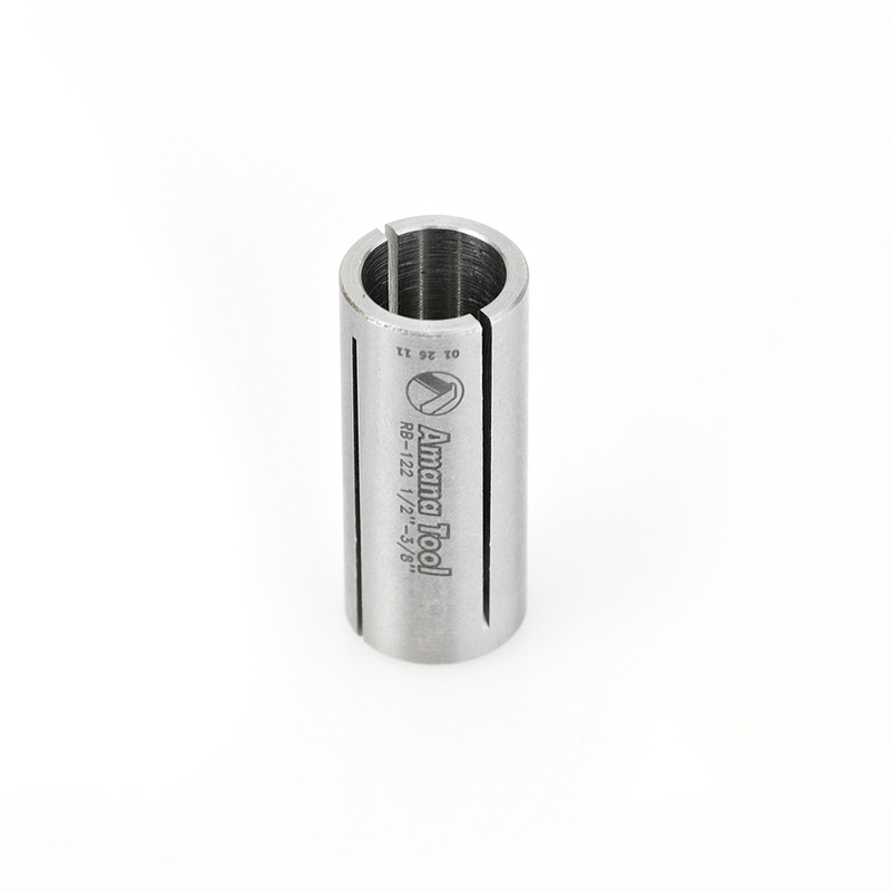 Amana AMA-RB-122 1/2in Dia High Precision Steel Router Collet Reducer