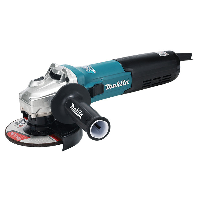 Makita MAK-GA5090 5in Angle Grinder with SJS II and Thumb Switch