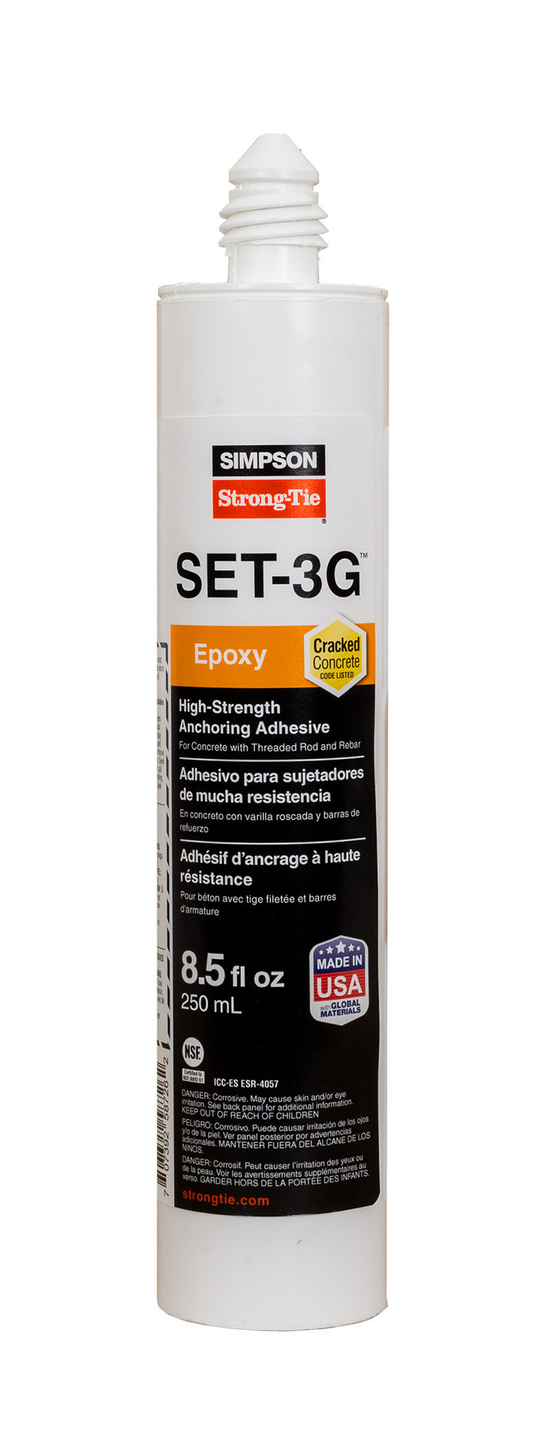 Simpson SIM-SET3G10 SET-3G High-Strength Epoxy Adhesive