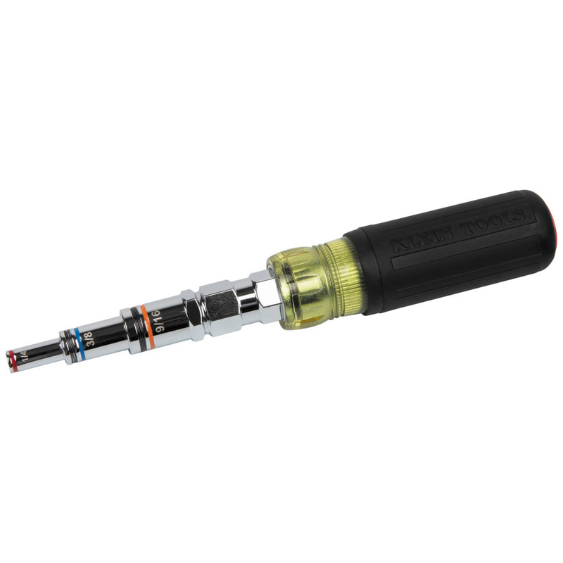 Klein Tools KLE-32809MAG Magnetic 9-in-1 Pass Through SAE Multi-Nut Driver