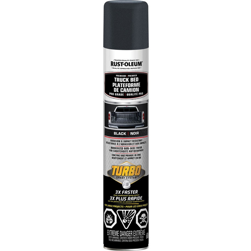 Rust-Oleum RUS-390622 24Oz Truck Bed Coating Aerosol - Black