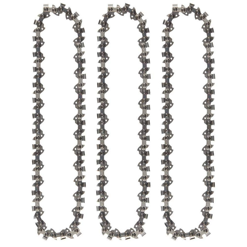 Milwaukee MIL-49-16-2817 8In X 3/8In Low Profile Pitch With 0.043In Gauge Saw Chain 3-Pack