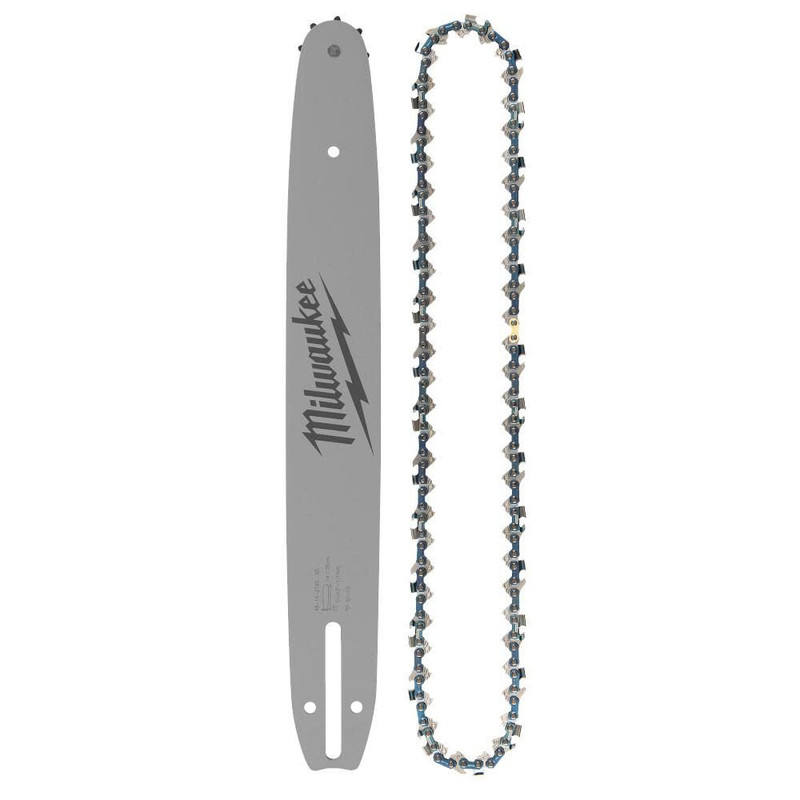 Milwaukee MIL-49-16-2820 14In X 0.325In Low Profile Pitch With 0.43In Gauge Saw Chain And Guide Bar Set