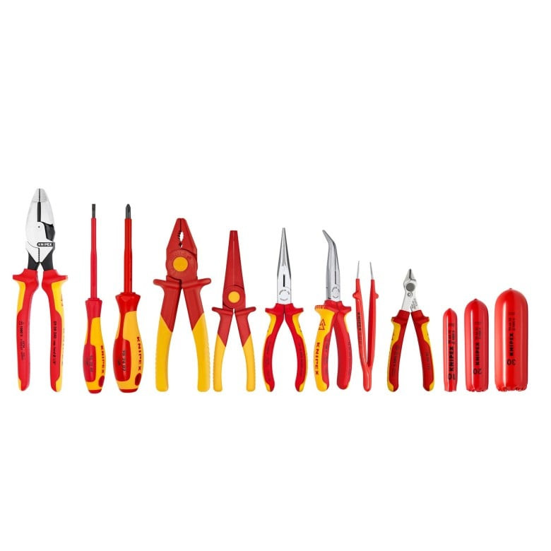 Knipex KNIP-9K0080168US 1000V Insulated Electrical Vehicle EV Set 12 Pieces