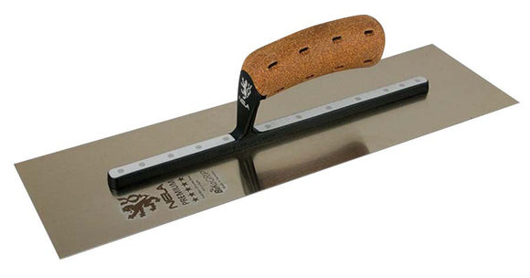 Nela NL104130XX NELA - 4-1/2 Premium Curved Blade Finishing Trowel with Bikogrip Cork Handle