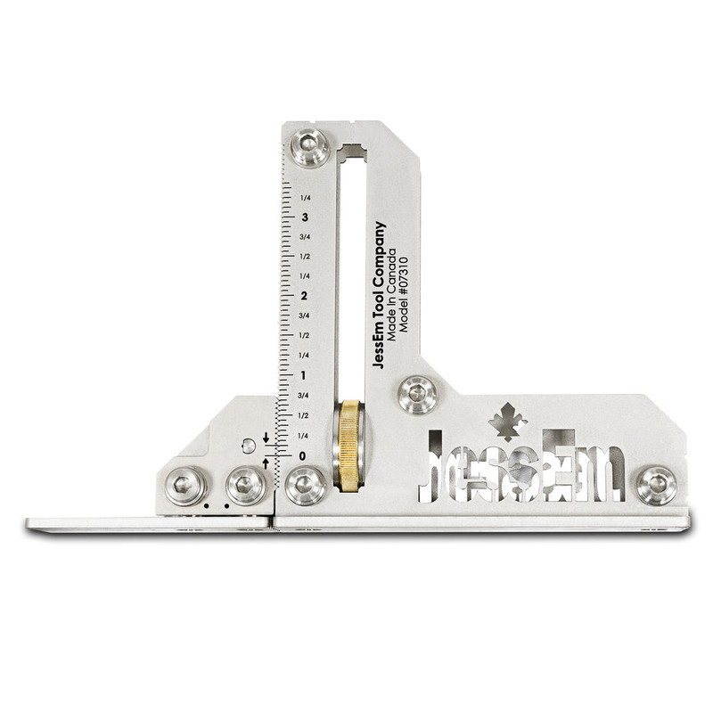 JessEm Tool Co. JES-07310 Large Stainless Steel Tool Setting Gauge - Imperial