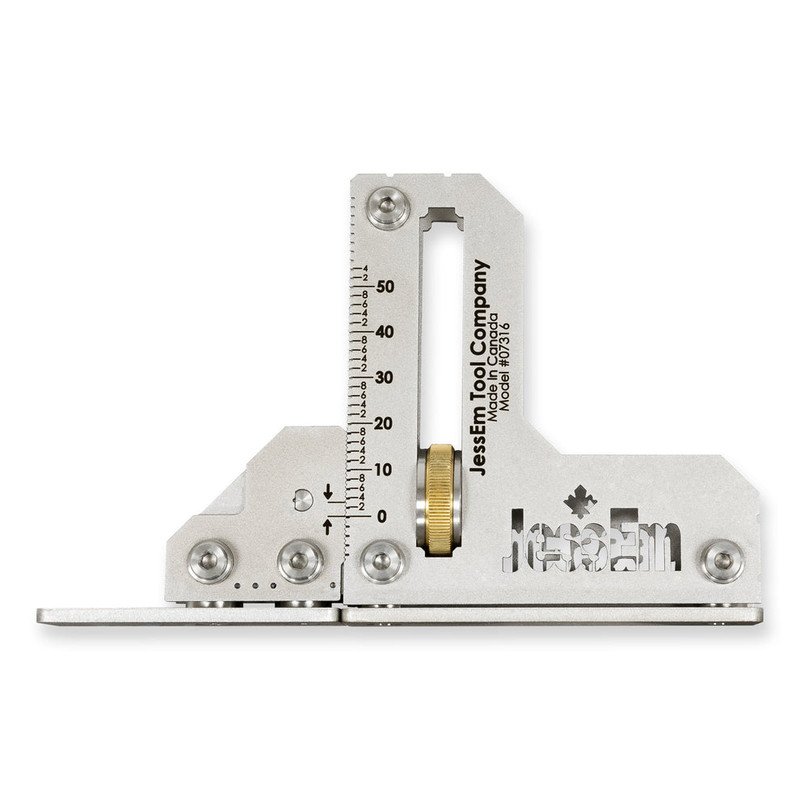 JessEm Tool Co. JES-07316 Small Stainless Steel Tool Setting Gauge - Metric