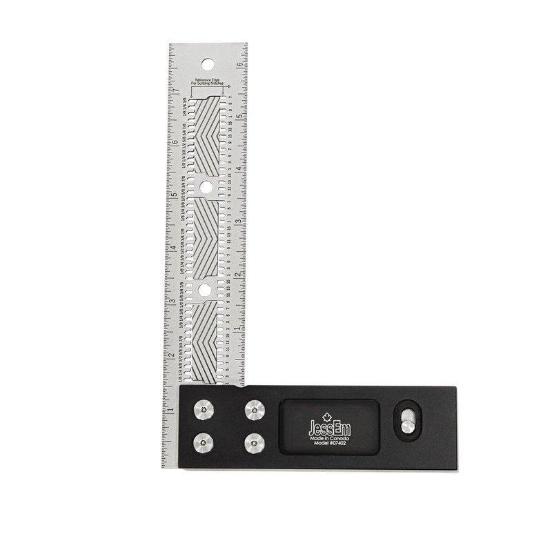 JessEm Tool Co. Jes-07402 8in Precision Square with Flex Grip - Imperial