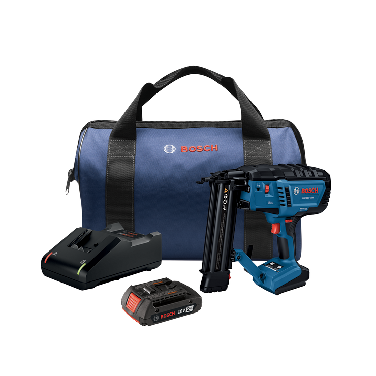 Bosch BOS-GNH18V-18MB12 18V Brushless 18-Gauge Brad Nailer 2.0Ah Kit