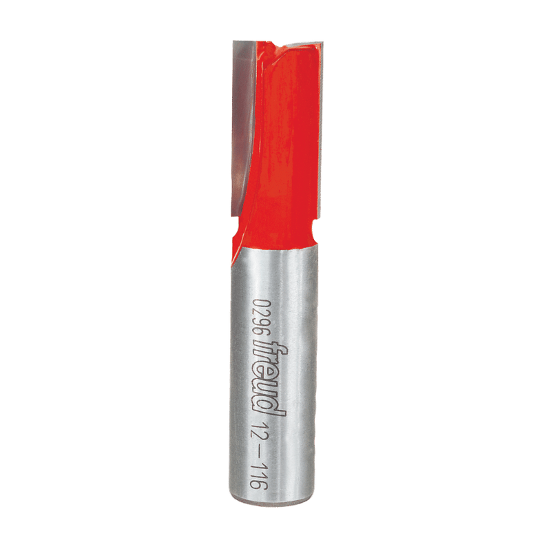 Freud FRE-12-11/2XX Double Flute Straight Bit Eclipse Grind 1/2in Diameter