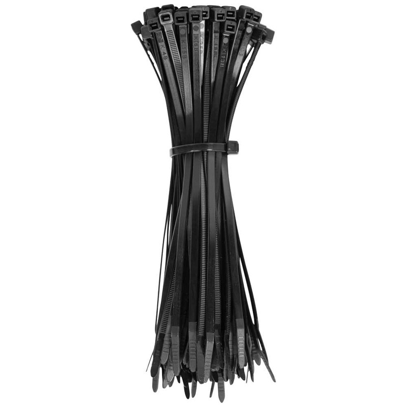 Klein Tools KLE-450-2XX Cable Ties 50 Pound Tensile Strength Black