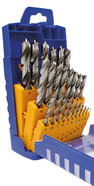 Fisch F013G002XX HSS Brad Point Drill Bit Set