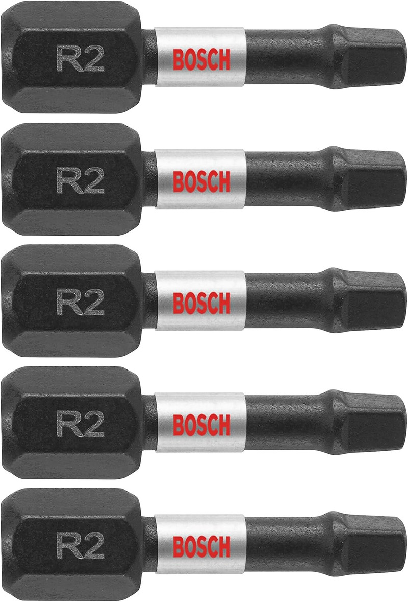 Bosch BOS-ITSQ25PKXX Impact Tough Square Number 2 Power Bit 5 Pack