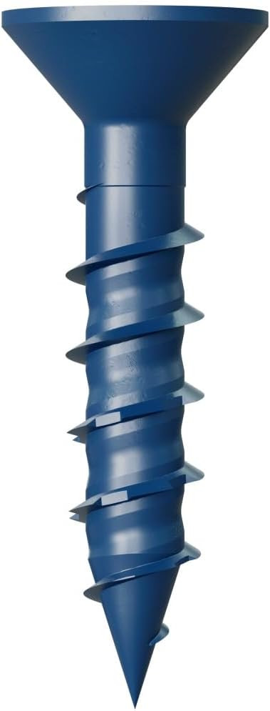 Simpson SIM-TNT25FLATXX Titen Turbo Concrete And Masonry Screw Anchor 100 Pieces