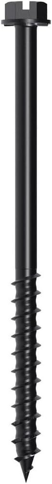 Simpson SIM-TNTBL25XX Titen Turbo Concrete And Masonry Screw Anchor Black 100 Pieces