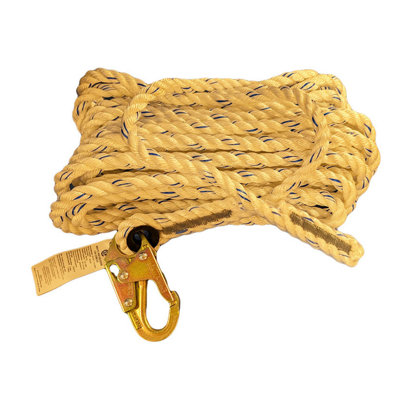 Dentec 16VLXX 5/8in with 3/4in Hook Thimble Eye Vertical Lifeline