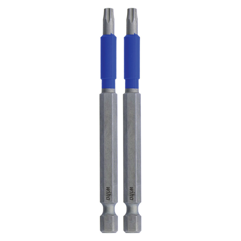 Wiha Tools WIHA-TORX3.5IN5PKXX 3.5in TerminatorBlue Impact Bit Torx 2-Pack