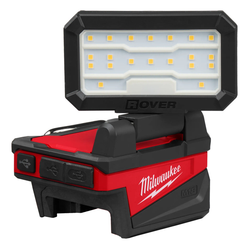 Milwaukee MIL-2359-20 M18 ROVER Compact Folding Flood Light w/ USB Charging for Other Devices - Bare Tool