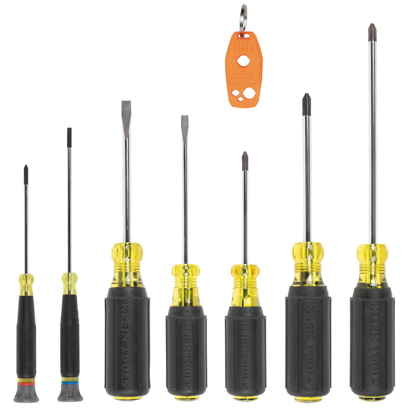 Klein Tools KLE-85808 All-Purpose Screwdriver Set, 8-Piece