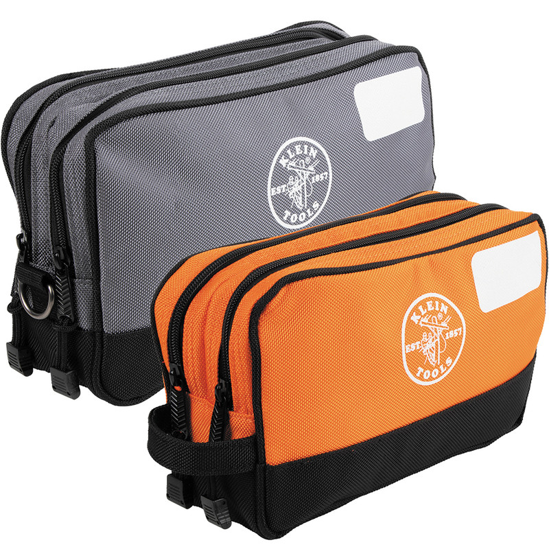 Klein Tools KLE-55579 Double Zipper Tool Bag, 2-Pack