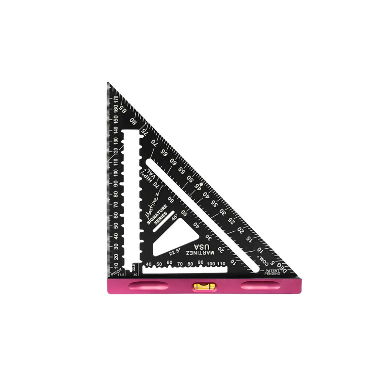 Martinez MTZ-4346_PK Aluminum Rapid Square Pink- Metric/Millimeter