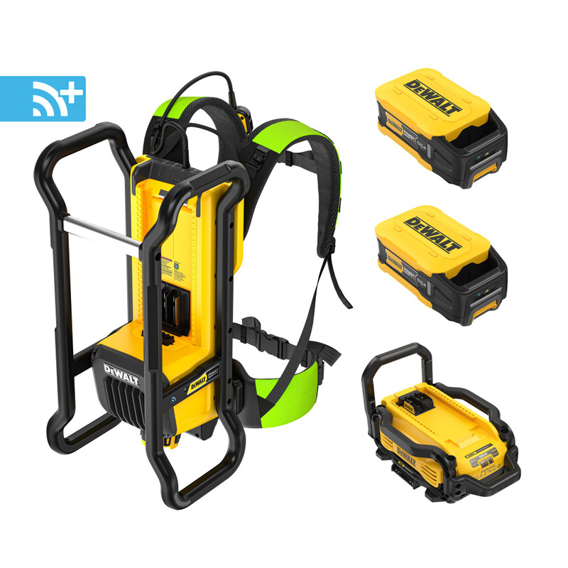 DEWALT DEW-DCPS310AG2 POWERSHIFT Backpack Concrete Vibrator Kit