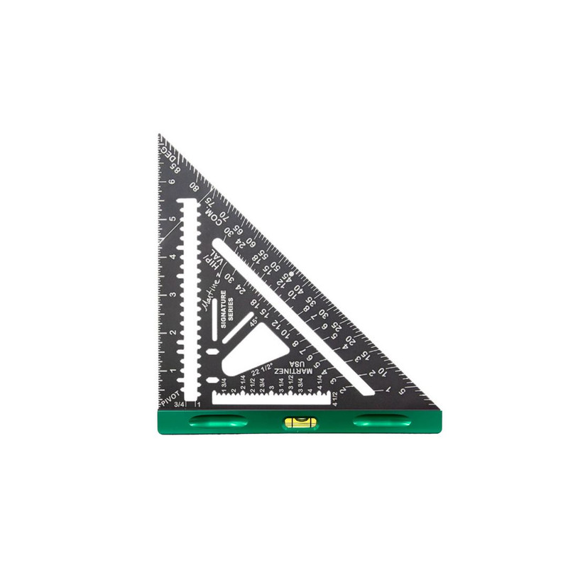 Martinez MTZ-4345_GN Aluminum Rapid Square Green - Imperial/Inch