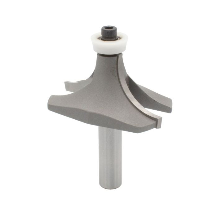 Dimar DIM-109RD8-25 2 5/8in Diameter, Carbide Tipped, Corner Rounding Bit with Radius Bearings, 2 Flutes, 1/2in Shank, 2 1/16in Length