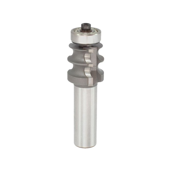 Dimar DIM-160R8-21 7/8in Dia, Carbide Tipped, Double Beading Bit with Ball Bearing, 2 Flutes, 1/2in Shank, 2-5/8in Length