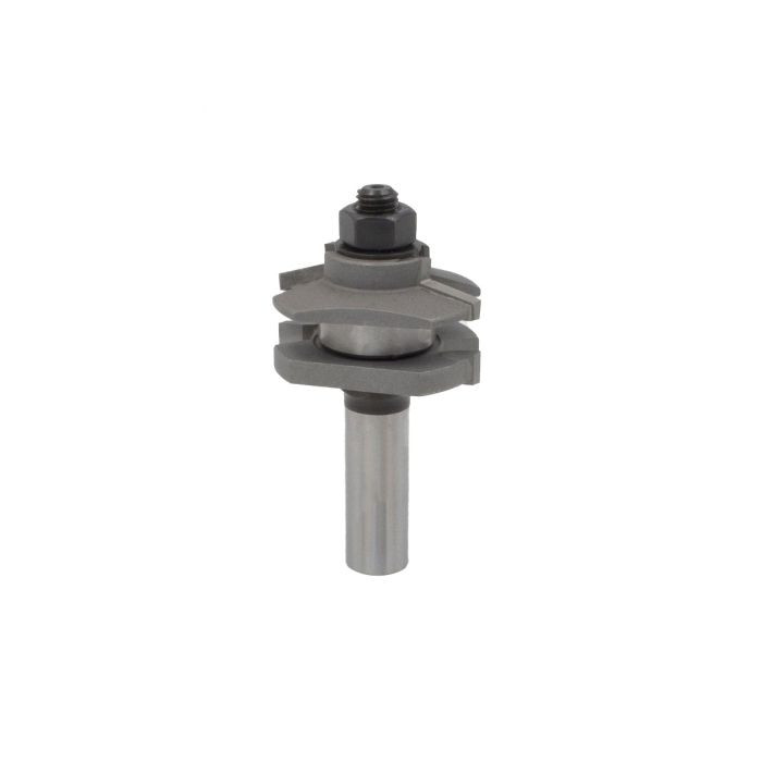 Dimar DIM-142R8-40-3 1 5/8in Diameter, Carbide Tipped, Reversible Straight Rail & Stile Bit, 2 Flutes, 1/2in Shank, 3in Length