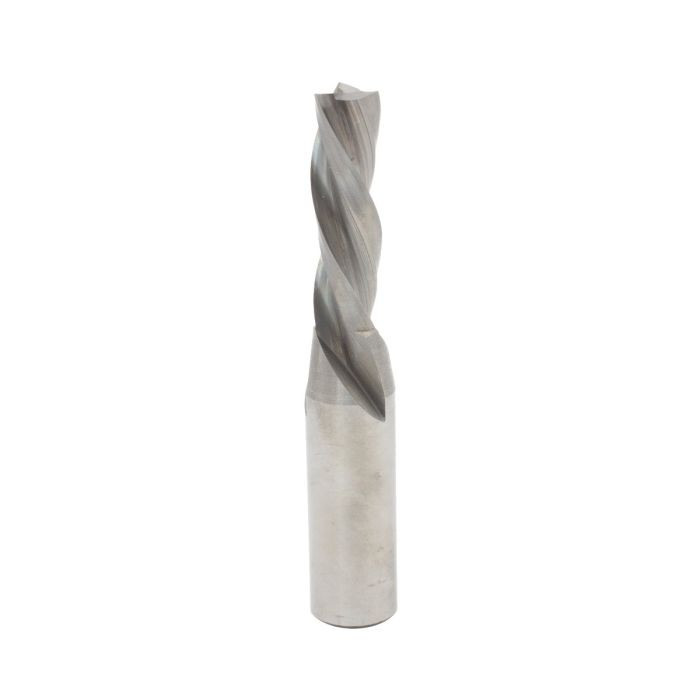 Dimar DIM-SCT810DCP 3/8in Diameter, Solid Carbide, Spiral Router Bit, Downcut, 3 Flutes, 1/2in Shank, 3in Length