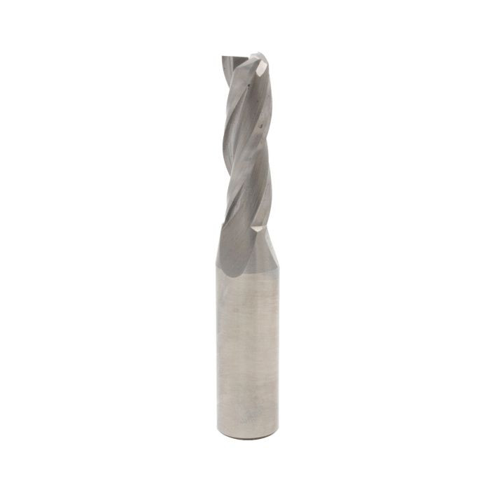 Dimar DIM-SCT810P 3/8in Diameter, Solid Carbide, Spiral Router Bit, Upcut, 3 Flutes, 1/2in Shank, 3in Length