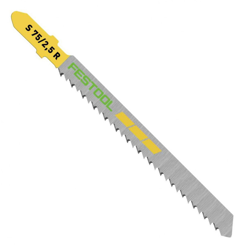 Festool FES-204259 Jigsaw Blades S 75/2.5 R Down-Cut, 5-Pack
