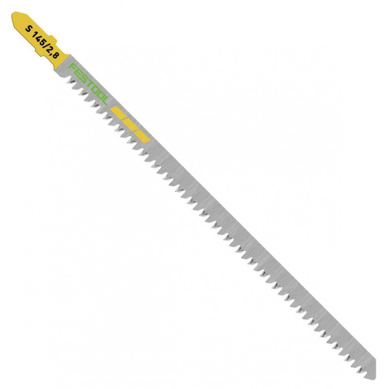 Festool FES-204264 Jigsaw Blades S 145/2.8 Straight Cut, 5-Pack