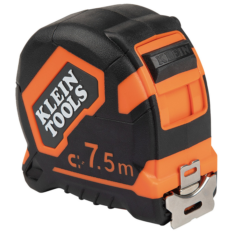 Klein Tools KLE-9375 7.5-Meter Magnetic Double-Hook Tape Measure