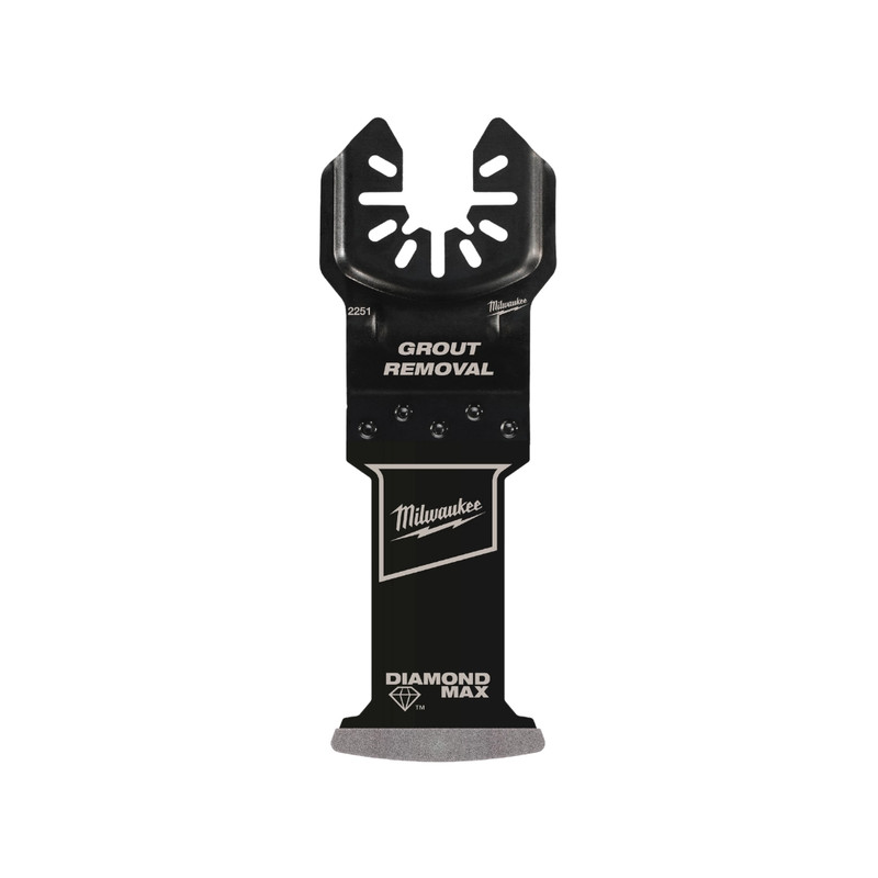 Milwaukee MIL-49-25-2251 OPEN-LOK DIAMOND MAX Diamond Grit Grout Removal Multi-Tool Plunge Blade