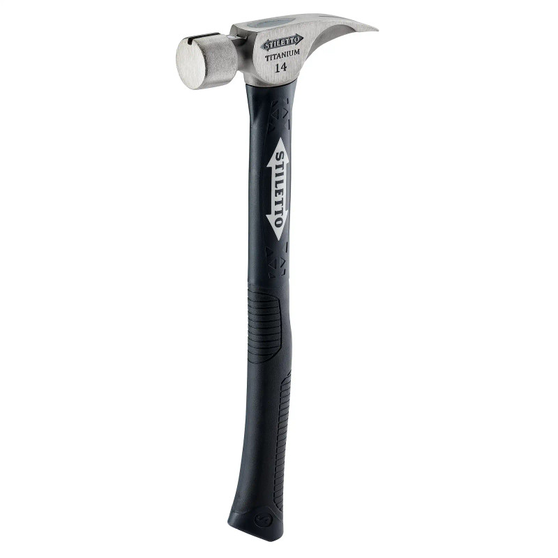 Stiletto STIL-TI14SC-F 14oz Smooth/Curved Titanium Fiberglass Hammer