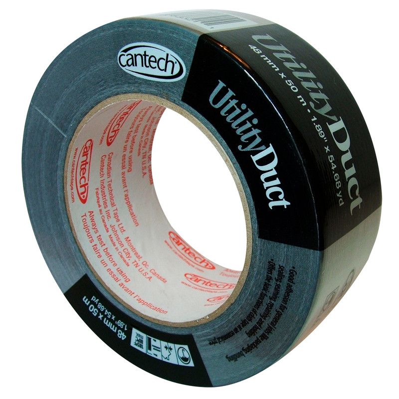Cantech CANTECH-383214850 48mm X 50m 6mil Utility Grade Poly Coated Duct Tape