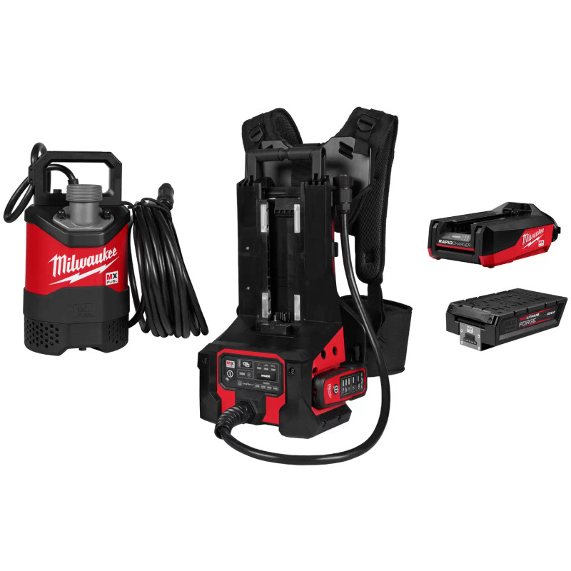 Milwaukee MIL-MXF211-1XC MX FUEL 1HP 2in Submersible Pump Kit
