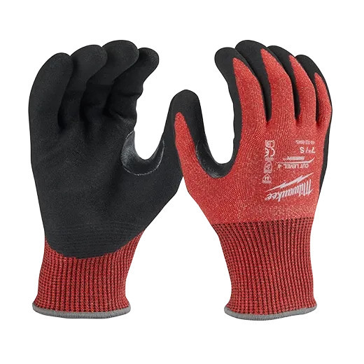 Milwaukee MIL-48-22-89XX Cut Level 4 Nitrile Dipped Gloves