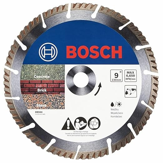 Bosch BOS-DB944 9in Turbo Segmented Diamond Blade