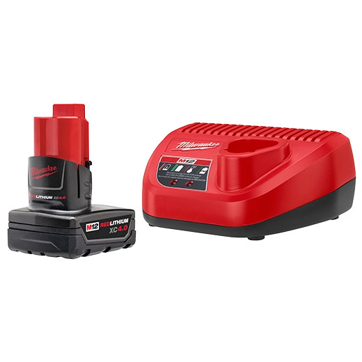 Milwaukee MIL-48-59-2440 M12 REDLITHIUM 4.0Ah Starter Kit
